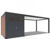 Weide Carport aus Aluminium mit Schuppen | 3 x 7,2 M | Produktbild-Vorschau 1