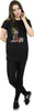 Pinocchio - "Classic" T-Shirt für Damen BI621 (L) (Schwarz) Produktbild-Vorschau 4