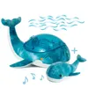 Cloud b®Tranquil Whale™- Nočné svetielko - Veľryba, modrá Náhľad obrázku produktu 1