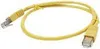 Gembird PP12-0.5M/Y, 0,5 m, Cat5e, RJ-45, RJ-45, Gelb Produktbild-Vorschau 3