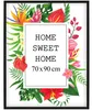 MG Design Schwarz Bilderrahmen 70 x 90 cm - Aus echtem Holz Produktbild-Vorschau 1