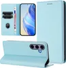 Litchi Leder Handyhülle für Samsung Galaxy S25 Wallet Produktbild-Vorschau 3