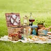 Picknick-Set für 2 Personen, rot, mit Kühlfach und Produktbild-Vorschau 3