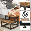 Zweistufiger Tritthocker aus Holz, Trittleiter für Kinder Produktbild-Vorschau 3