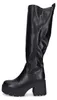 Botas Buffalo Mila para mujer, con cremallera, estilo Vista previa de la imagen del producto 5