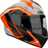 Integralhelm AIROH Matryx Wide Orange Schwarz Grau Glänzend Produktbild-Vorschau 3