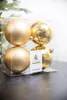 Weihnachtsbaumkugeln bruchfest Ø 10 cm 4 Stück gold glanz Produktbild-Vorschau 11