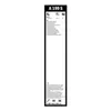 A product label with text and icons. Produktbild-Vorschau