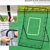 HOMCOM Kickback Rebounder Tor Rückprallwand Netz Stahl Produktbild-Vorschau 9