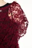Black Premium by EMP Damen bordeaux rotes Spitzenshirt mit Produktbild-Vorschau 7