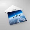 Bilder auf glas - Flugzeug himmel wolken flug - 30x30cm - Produktbild-Vorschau 2