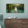 MuchoWow® - Leinwandbilder - Dschungel - Wasser - Brücke - Produktbild-Vorschau 4