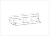 MOBAE AURA 135 TV Lowboard 135 cm Beige Fernsehschrank Produktbild-Vorschau 6
