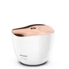 A white ultrasonic aroma diffuser with a rose gold top, shown against a white background. Produktbild-Vorschau