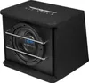 A black HIFONICS subwoofer in a bass reflex box. Náhled obrázku produktu