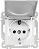 Mutlusan Candela Modul Steckdose mit Deckel weiss Produktbild-Vorschau 2