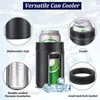 12oz Edelstahl Bierkühler mit Flaschenöffner – Produktbild-Vorschau 4