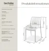 tectake® Gartenstühle Alcudia, wetterfest, stapelbar Produktbild-Vorschau 5