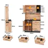 Küchenhochschrank 105x40x180 cm mit LED & Steckdose – Produktbild-Vorschau 5