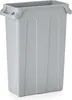 MUVELL Mülleimer - 75 Liter Abfalleimer | Mülltonne, graue Produktbild-Vorschau 2