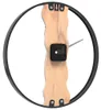 vidaXL Wanduhr Braun Ø35 cm Eisen und Eichenholz Produktbild-Vorschau 4