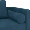 vidaXL chaise longue con cuscino in velluto blu Anteprima dell’immagine prodotto 6