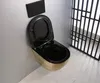 Wandhängende Toilette Spülrandlos Keramik Klo Wand WC + Produktbild-Vorschau 4