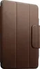 A brown leather case for an iPad Pro is shown in a studio shot. Podgląd zdjęcia produktu
