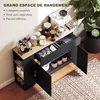 HOMCOM Sideboard, Aufbewahrungsmöbel mit 2-türigem Schrank, Produktbild-Vorschau 3