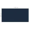 Treibende Pool-Solarplane PE 1200x600 cm Schwarz und Blau Produktbild-Vorschau 6