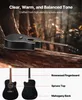 VEVOR Cutway Akustická gitara, 41 palcov, 6-strunová čierna Náhľad obrázku produktu 2