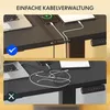 FLEXISPOT QE1 Höhenverstellbarer Schreibtisch 120x60cm Produktbild-Vorschau 9
