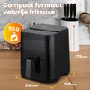 Extralink heteluchtfriteuse, 5,2 liter, 1600W, met Productafbeelding-voorbeeld 6