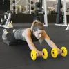 SKLZ Bauchtrainer Core Wheels Gelb und Schwarz Produktbild-Vorschau 5