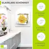 ARTland Glasbild Zitrone im Eiswürfel Größe: 50x50 cm Produktbild-Vorschau 2