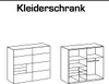Schwebetürenschrank Saigon mit Schubladen 225x64x208cm Produktbild-Vorschau 8