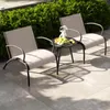 COSTWAY 3-tlg. Gartenmöbel Set, Balkonset mit 2 Stühlen und Produktbild-Vorschau 2