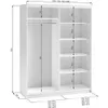 BEAUTYSOFA | Armoire HELA 180 cm en chêne Artisan – Armoire Voir les images du produit 5