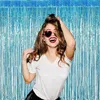 2 pezzi tenda blu chiaro tinsel 1mx2.5m, glitter sfondo Anteprima dell’immagine prodotto 3