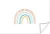 MuchoWow® Poster Regenbogen - Kinder - Pastell - Tupfen - Produktbild-Vorschau 1