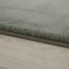 Teppich Läufer Wohnzimmer Grün 80x150 Unicolor - Einfarbig Produktbild-Vorschau 4