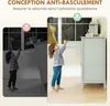 HOMCOM Buffet salon, meuble de rangement avec tiroir, Voir les images du produit 7