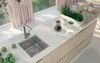 Lavello in acciaio inox da incasso 44x44 cm, spazzolato, Anteprima dell’immagine prodotto 3