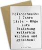 Mr. & Mrs. Panda Grußkarte Spruch 5. Hochzeitstag Produktbild-Vorschau 1