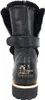 The back view of a black winter boot with fur lining. Anteprima dell’immagine prodotto