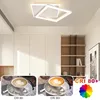 ZMH LED lampa sufitowa ściemnialna czarna lampa sufitowa do Podgląd zdjęcia produktu 2
