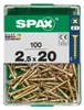 Spax Universalschrauben 2.5 x 20 mm PZ 1 - 100 Stk. Produktbild-Vorschau 2