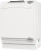 A white built-in refrigerator or freezer. Produktbild-Vorschau