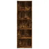 vidaXL Bibliothèque chêne fumé 60x30x189 cm Bois composite Voir les images du produit 4