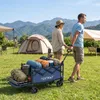 COSTWAY Bollerwagen 63L+29L faltbar, Handwagen bis 150kg, Produktbild-Vorschau 2